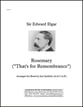 Rosemary - That's for Remembrance Concert Band sheet music cover